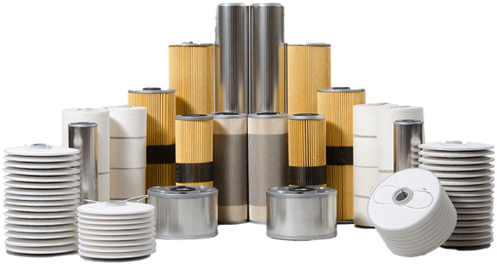 A group of different types of cans and rolls.
