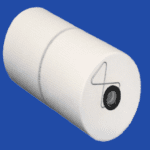 A roll of paper with the number four on it.
